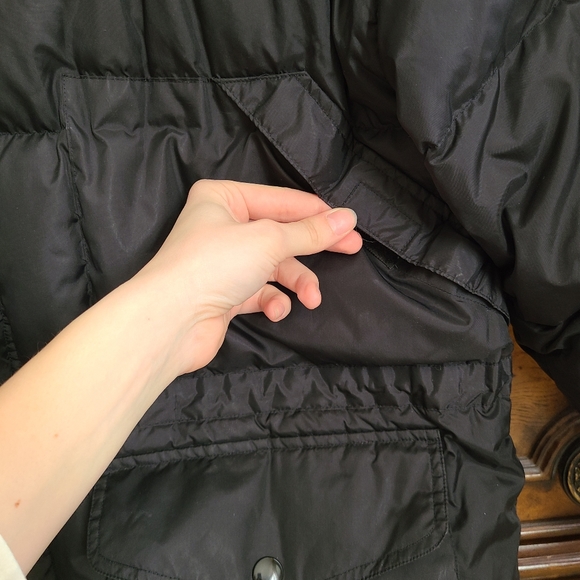 Outdoor Spirit Black Duck Down Feather Filled Massive Puffer Coat/Jacket Size L - Picture 6 of 13